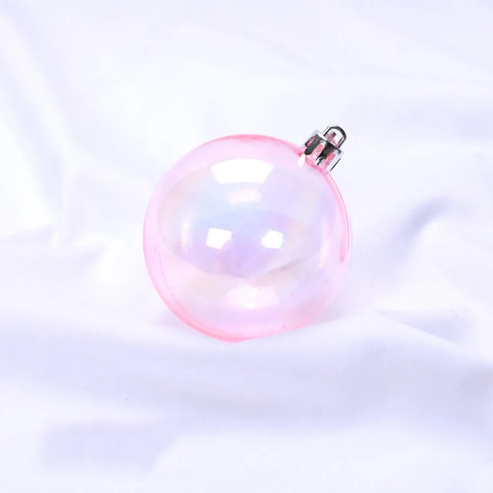 

12Pcs Pink Cake Pendant Hanging Balls Lightweight Decorative Props for Wall Table Hallway Christmas Festival Decoration Supplies