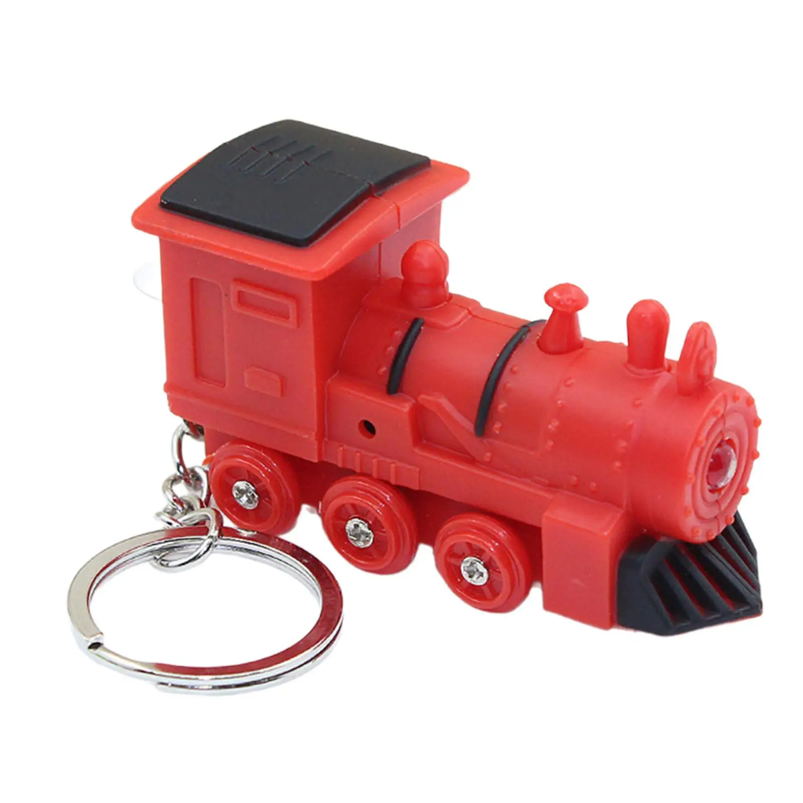 Train Keychain Unique LED Light Mini Sound Pendant Toy for Child Backpack Keyring and Special Gift view 5