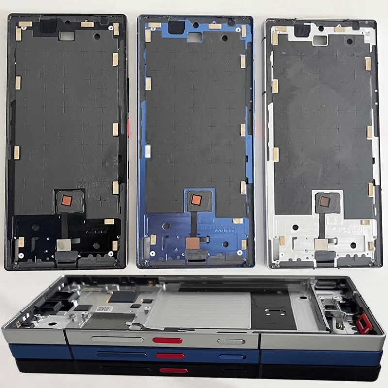 For ZTE Nubia Z60 Ultra 5G NX721J Middle Front Frame Plate Housing Board LCD Support Bezel Repair Parts With Side Key