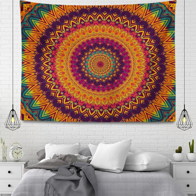 Home decoration Wall tapestry aesthetic room boho Macrame accessories wall hanging fabric autumn decor vintage Bedroom mandala