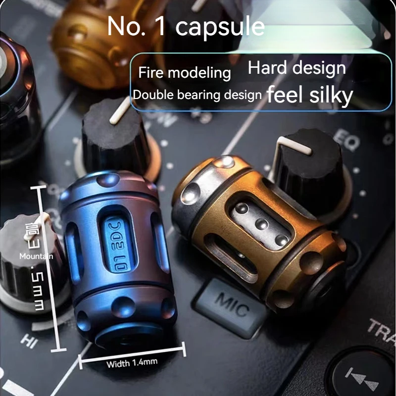 01EDC Time Pendant Knife Beads Fingertip Gyro Metal Stress Relief Decompression Desktop Toys Fidget Toys Adults Gifts