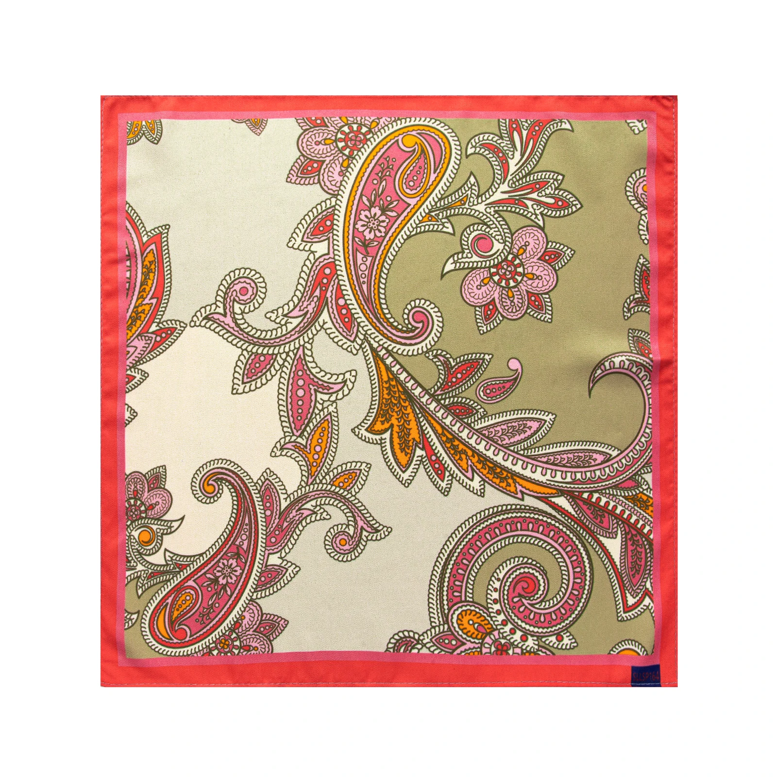 Floral Paisley Men Handkerchief Pocket Square Hanky for Wedding Party Suit Blazer Pocket Decor Men's Fashion Accessories Gift