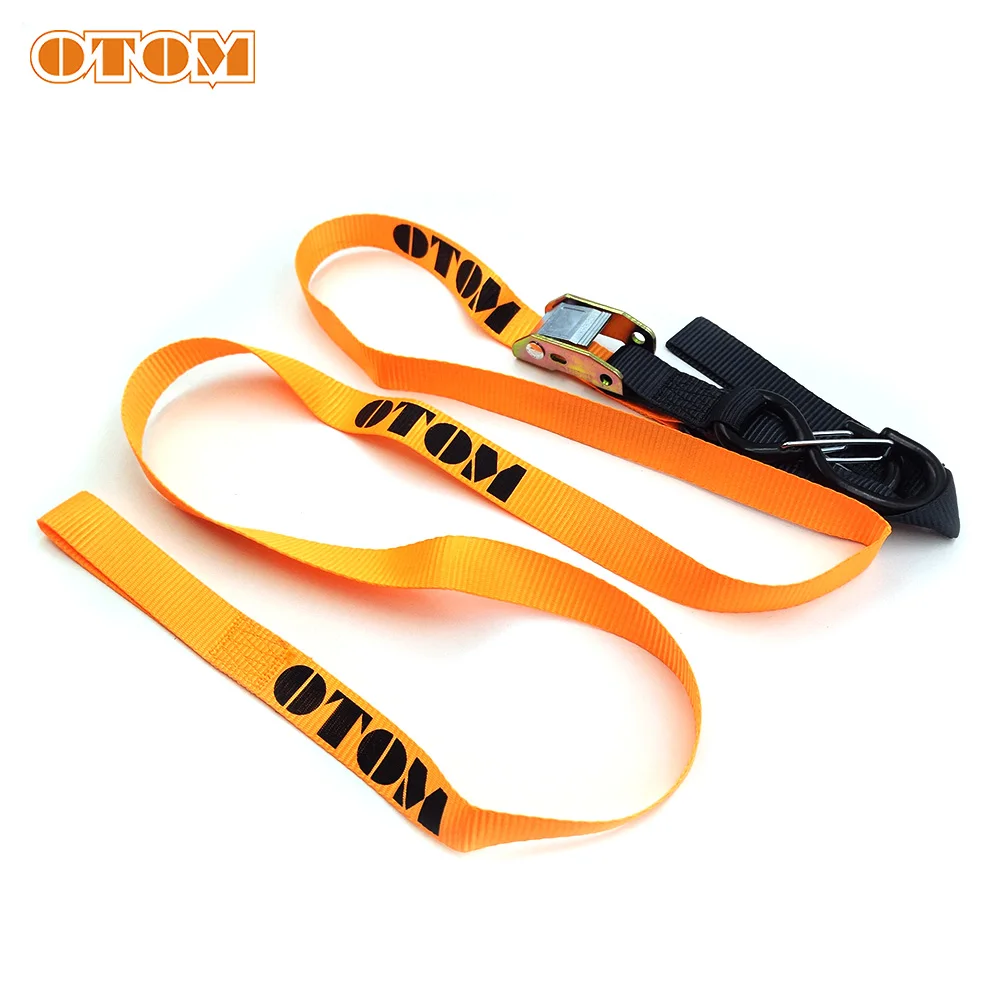 OTOM Motorcycle Fixed Strap Tension Rope Quick Release Buckle Universal Tie Downs For HONDA YAMAHA SUZUKI KAWASAKI KTM EXC CRF