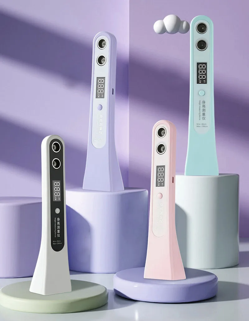 Ultrasonic Digital Height Measuring Ruler for Children Portable High Accuracy Electronic Height Measurement Device Rulers