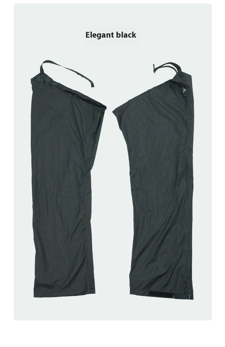 3F UL GEAR Outdoor Ultraleichte minimalistische Regenhose Tragbare Beinwasserdichte Abdeckung Wandern Klettern Regenmäntel – Detail 3
