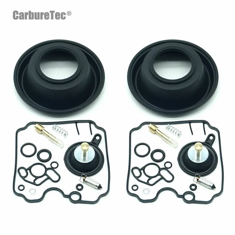 2 sets Carburetor Repair Kit Parts Carb Vacuum Diaphragm Cut-off Valves for Yamaha TDM850 4TX TDM 850 XTZ750 Super Tenere TRX850