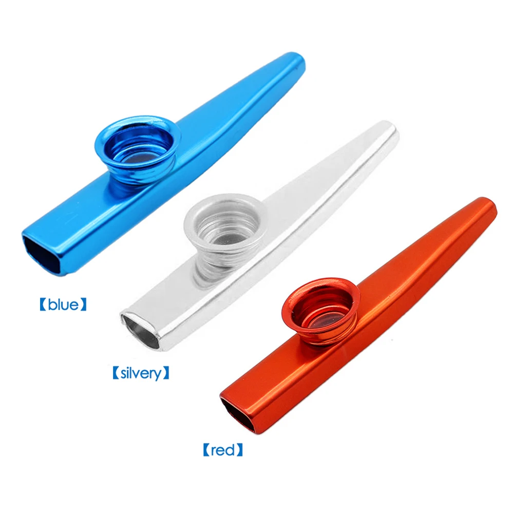 12 سنتيمتر المحمولة المعادن كازو الألومنيوم الناي الفم الناي للمبتدئين الاطفال الكبار الهدايا آلات النفخ الموسيقية