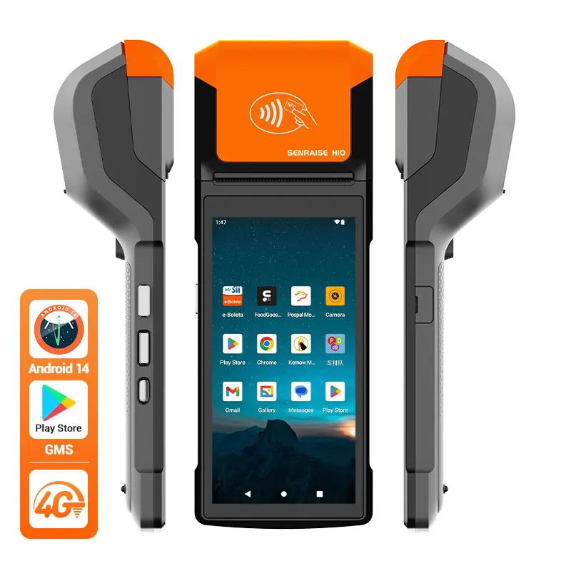 Super Trends H10p Macchina terminale portatile portatile 4g Wifi Gms Pos
