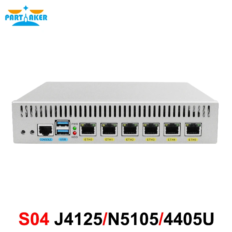 ไฟร์วอลล์ Intel J4125 N5105 4415U เครือข่าย Mikrotik อุปกรณ์รักษาความปลอดภัยพร้อม I225 6 Intel I226 NICS นุ่มเราเตอร์ pfsense opnsense