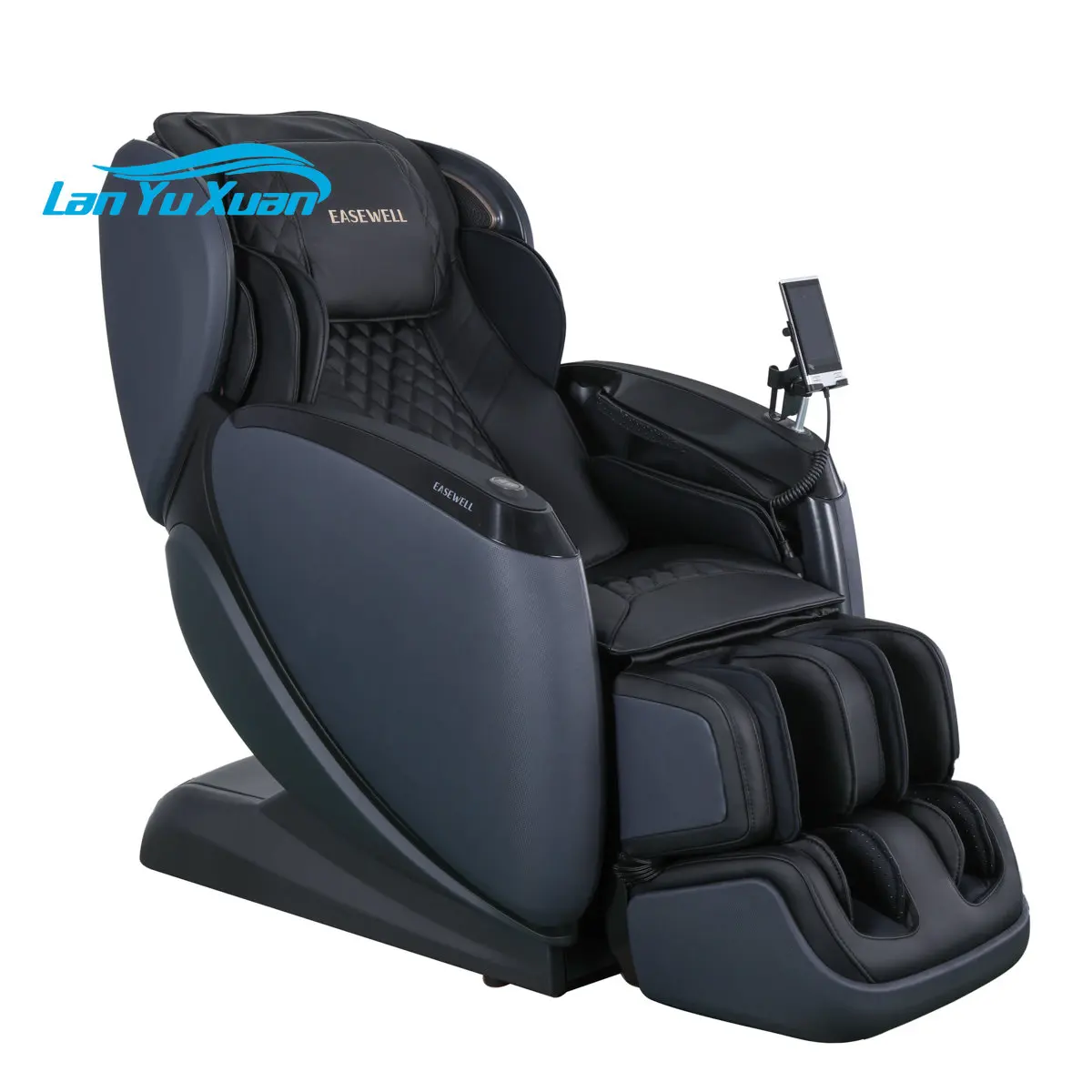 Easepal new design big size USA SL super long rail body massager 4D Intelligent manipulator breath light full body massage chair