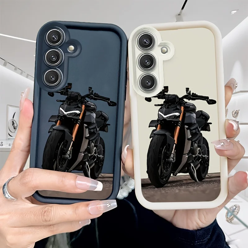 Motorcycle pattern phone case suitable for Samsung for galaxy S26 S25 S24 S23 S22 S20 FE Ultra Plus 5G anti fall back cover