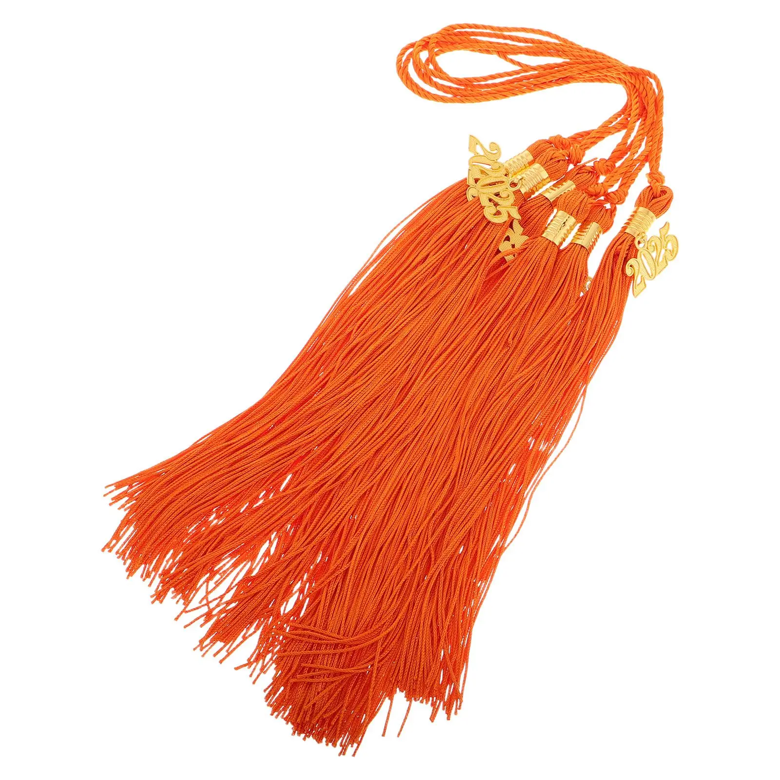 

6 Pcs Graduation Cap Tassel Durable Material Versatile Fit Ideal Ceremonies Parties Grad Cap Decorations Polyester Accessory