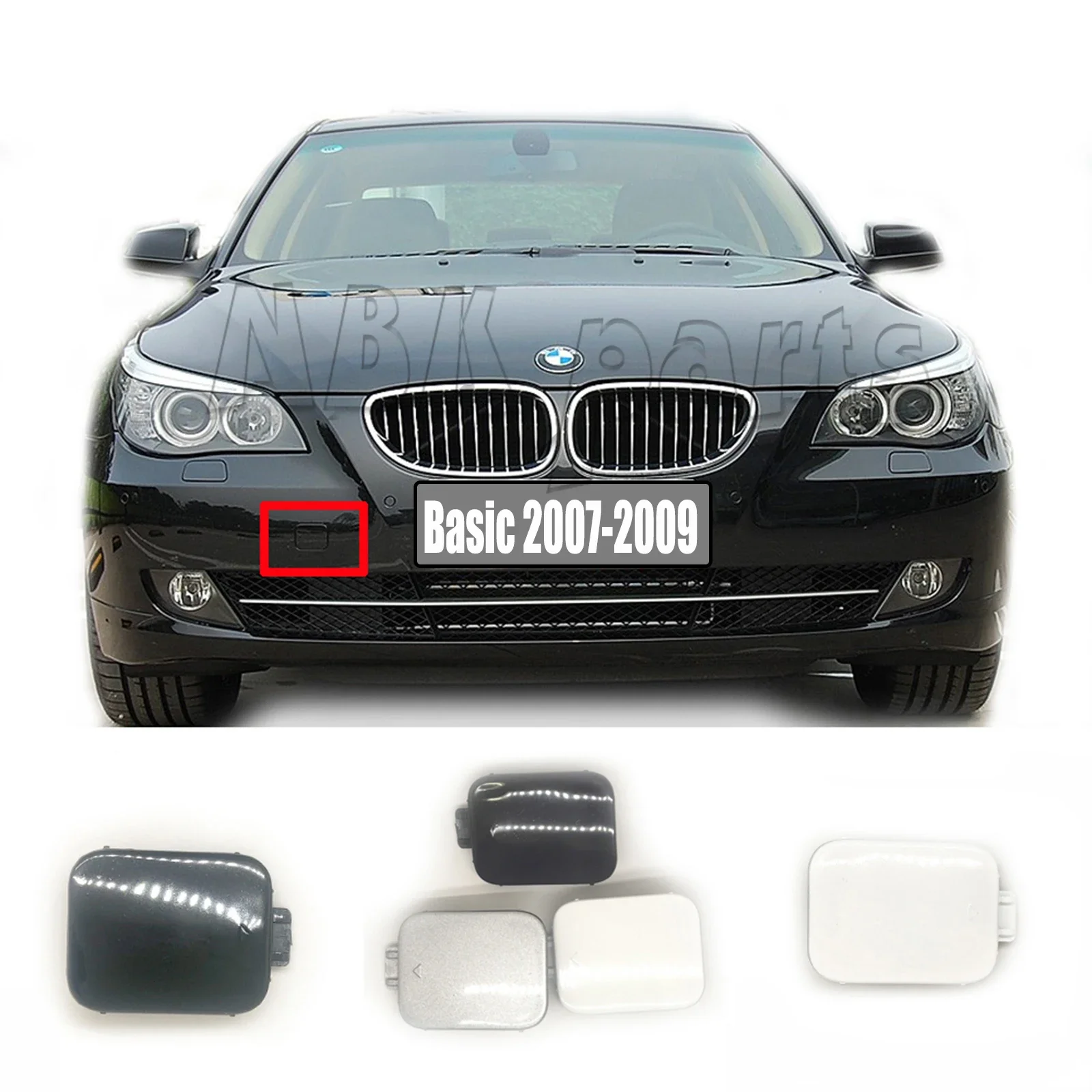 Fit 08-10 BMW5 E60/E61 LCI Series 520i 523i 528i 528xi 535i 535xi 550i 530xi 535d 540i 530i 530xd Front TOW COVER