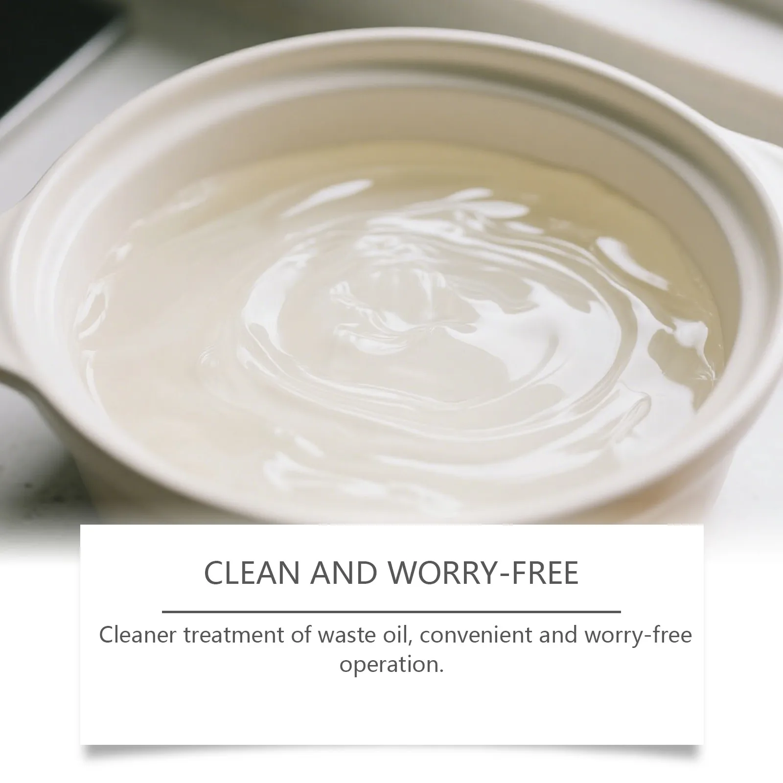 عملي المنزلية زيت الطبخ الصلبة بسرعة القلي الشواء النفايات النفط تصلب صديقة للبيئة أداة تنظيف المطبخ