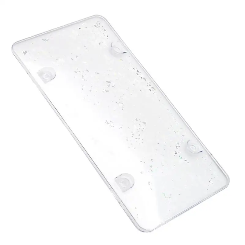 Car License Plate Frame Car Clear Plate Cover Unbreakable License Plate Frames Dustproof Frame Protector Waterproof Plate Holder