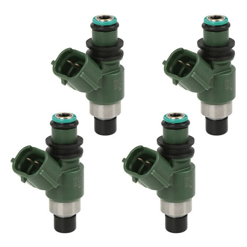 

4X New Fuel Injector 16450-HN8-A61 16450HN8A61 For Honda CRF450R Fuel Injectors 12Holes Green Color