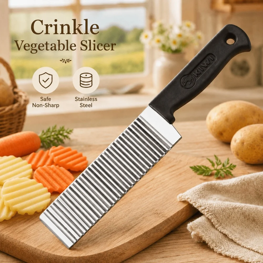 Stainless Steel Wavy French Fries Cutter Potato Slicer Vegetable Chopper Durable Kitchen Gadgets