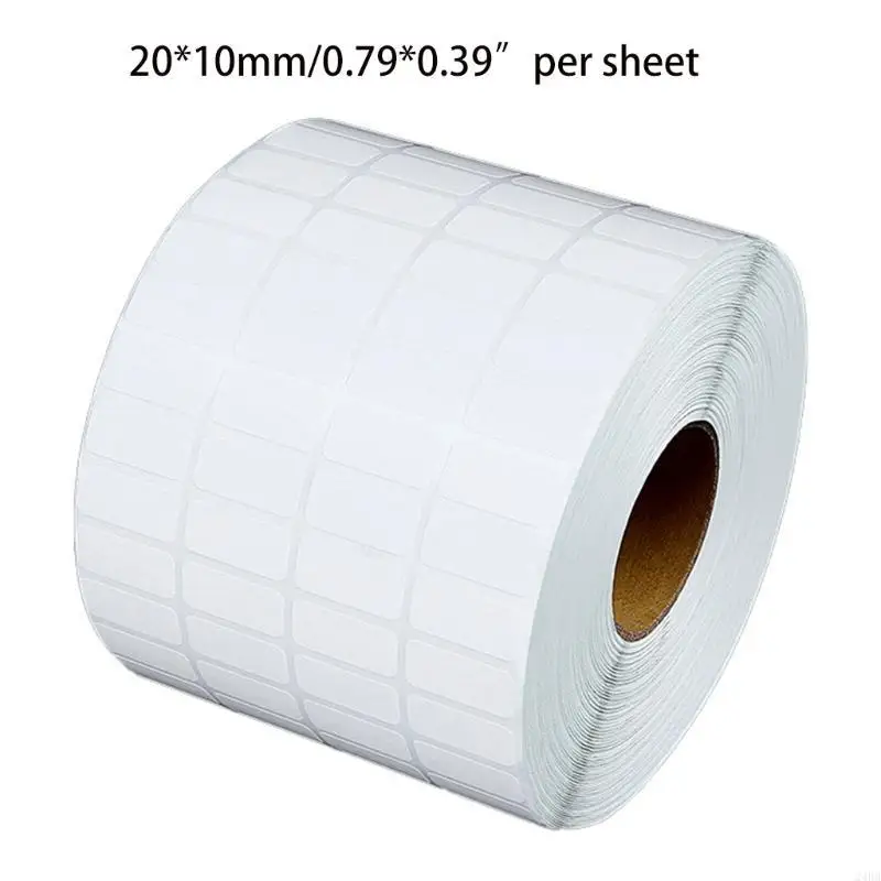 Blank Rectangle Address Stickers Labels Inkjet Printing for Packaging Mailing Candles Homemade Cookies Jars Soap 2000PCS 24BB