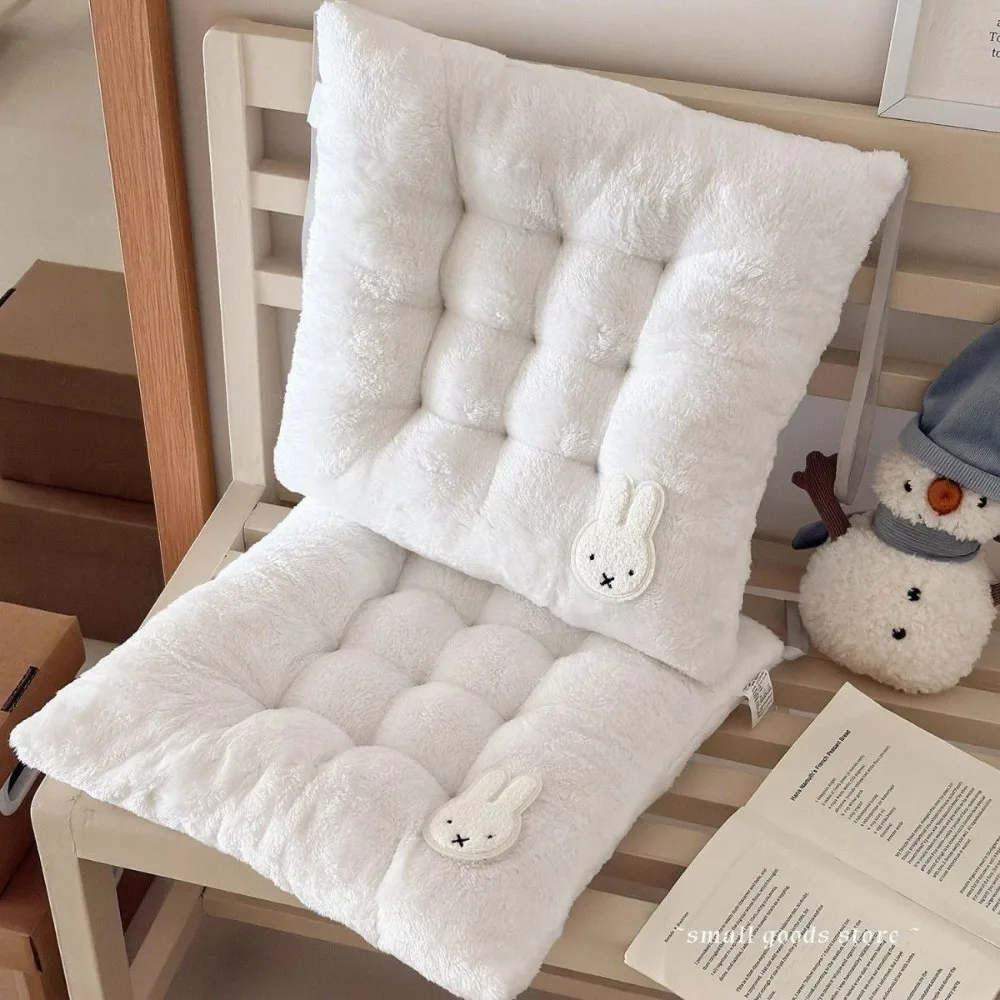 Miffy Rabbit Thickened Seat Cushion Cute Office Chair Pad Home Back Cushion Soft Comfortable Anti-slip Seat Mat Desk Chair Sofa view 6
