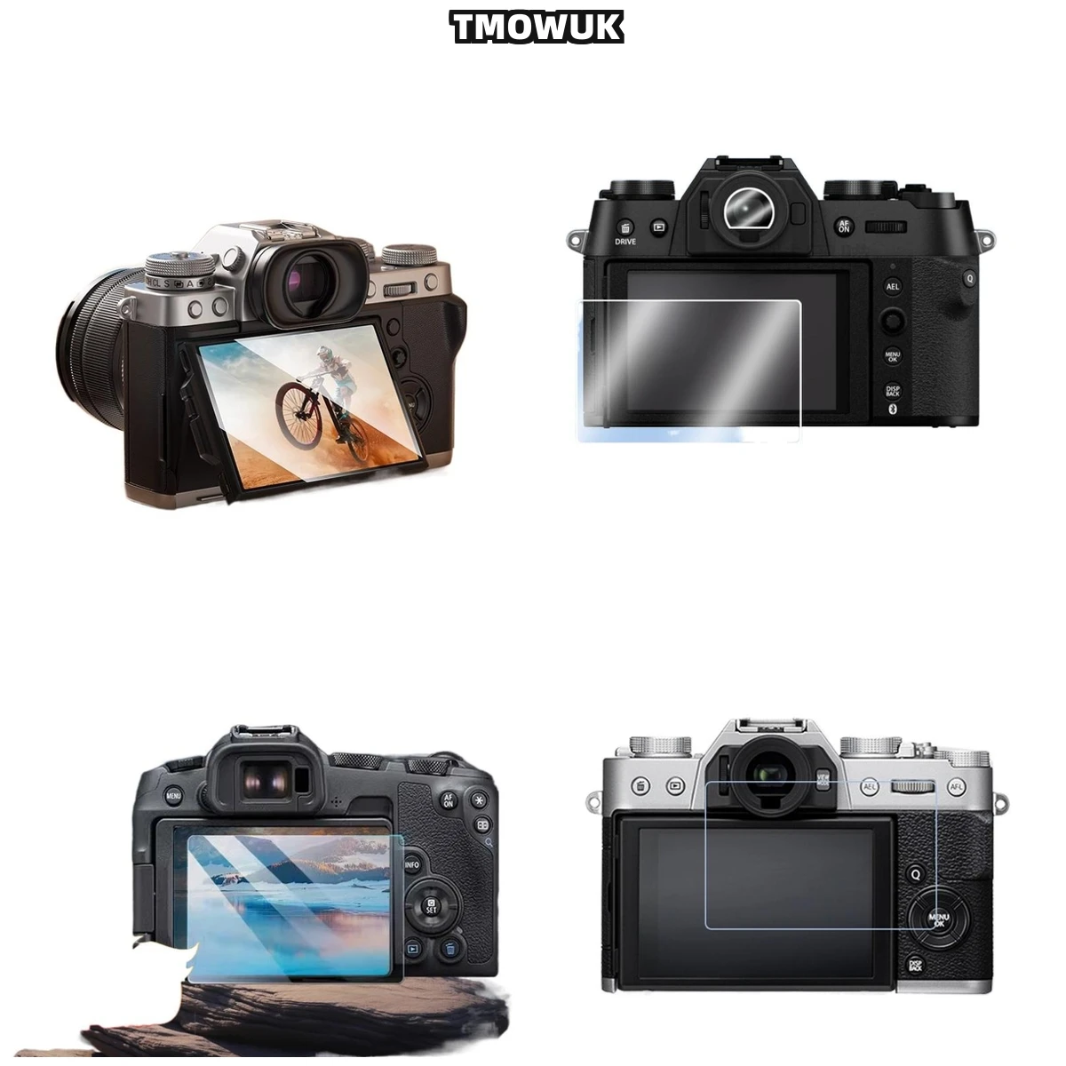 

Anti-Scratch Tempered Glass Film For Fujifilm X-T10/T20/T30/M1/A1/A2/E2/E3/X30/XF10/XS10/XS20 - Full Coverage 2.5D