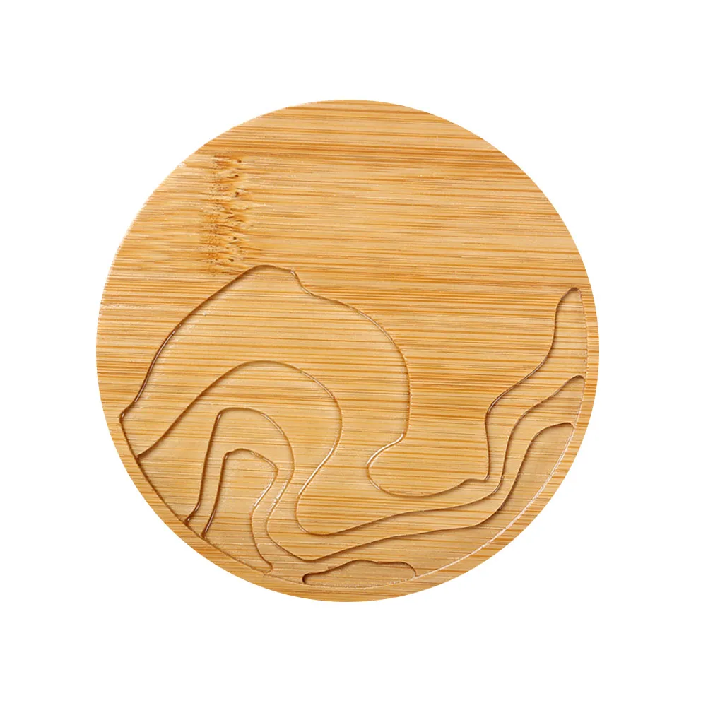 

Bamboo Coasters Heat Insulated Placemat Handcrafted Tableware Protector Exquisite Workmanship Scratch Stain Resistant Party