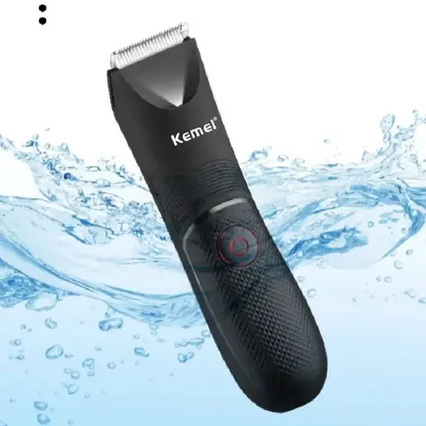Триммер Kemei KM-1838 для интимных зон с защитной насадкой — фото модели
