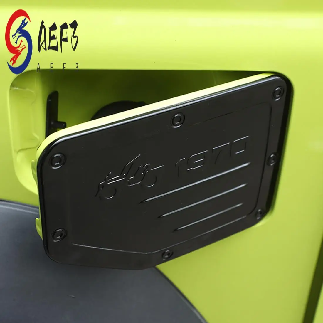 

AEF3-Car Fuel Filler Tank Cover For Suzuki Jimny JB64 JB74 2019 2020 2021 2022 Exterior Accessories, Black
