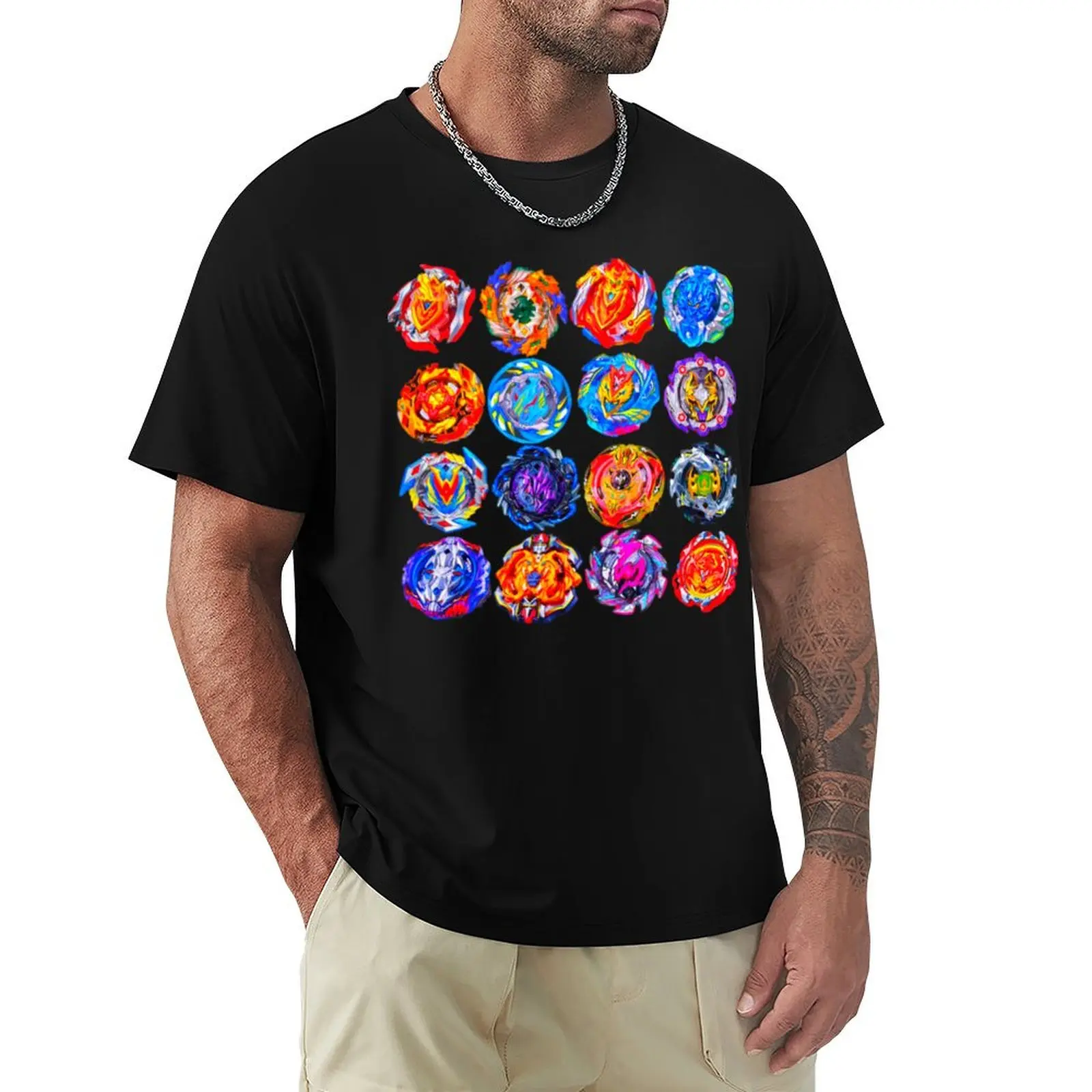 

Beyblade 100 T-shirt animal prinfor boys sports fans mens plain t shirts