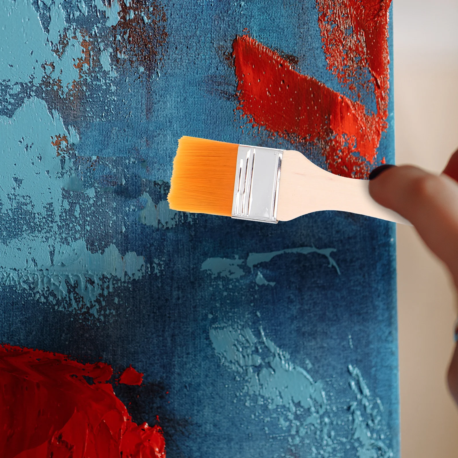 

25Pcs Multifunctional Paint Brushes Nylon Hair DIY Graffiti Oil Painting Tools Easy to Clean Brush Utility Paint Brush