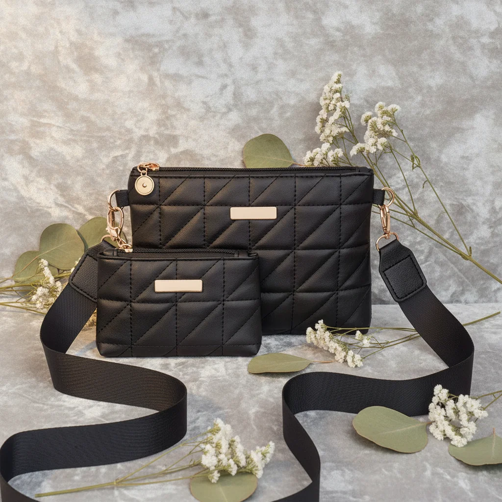 Fashion Portable PU Leather Phone Bag Wallet Quilted Design Solid Color Mini Clutch Bag Multi-functional Storage Bag Daily Use