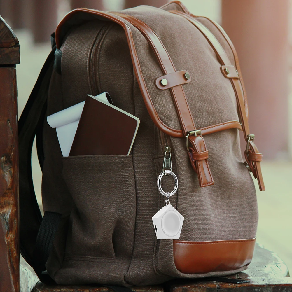 

Portable Charger Base with Spring Keychain Charger Adapter Cradle Smart Watch Accessories Replacement for Galaxy Watch 6 Classic