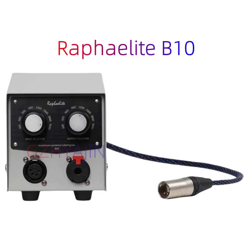 

New Raphael B10 headphone impedance matching device, four pin Canon male input/6.35 plug input