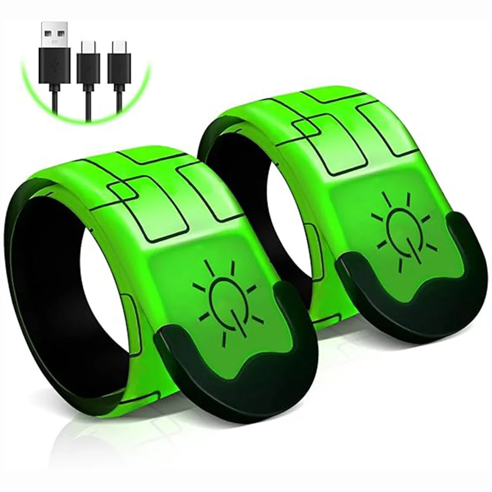 AliExpress MDUG Rechargeable Night Running Armband Armband Outdoor Sports Safety Arm Belt LED Light Band Cycling Safety Leg Warning Wristband