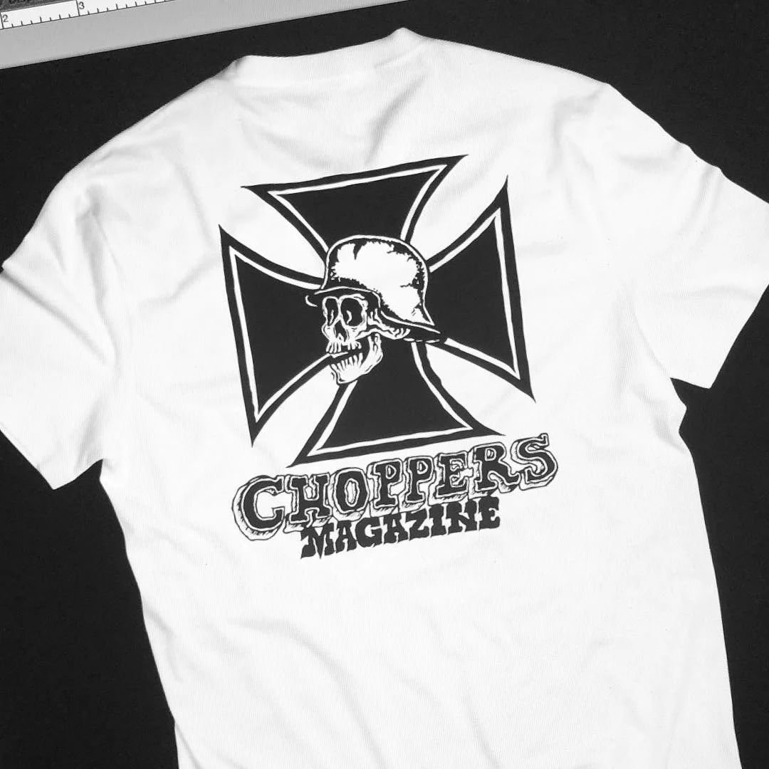 

Футболка Chopper, летняя хлопковая футболка с короткими рукавами, нейтральный свободный красивый самокат в стиле ретро