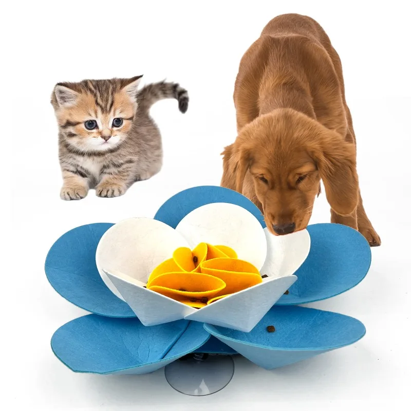 

Pet Toy Flower Multi-color Decompression Interactive Puppy Dog Sniff Cat Development Intelligence Foraging Sniff Mat Placemat