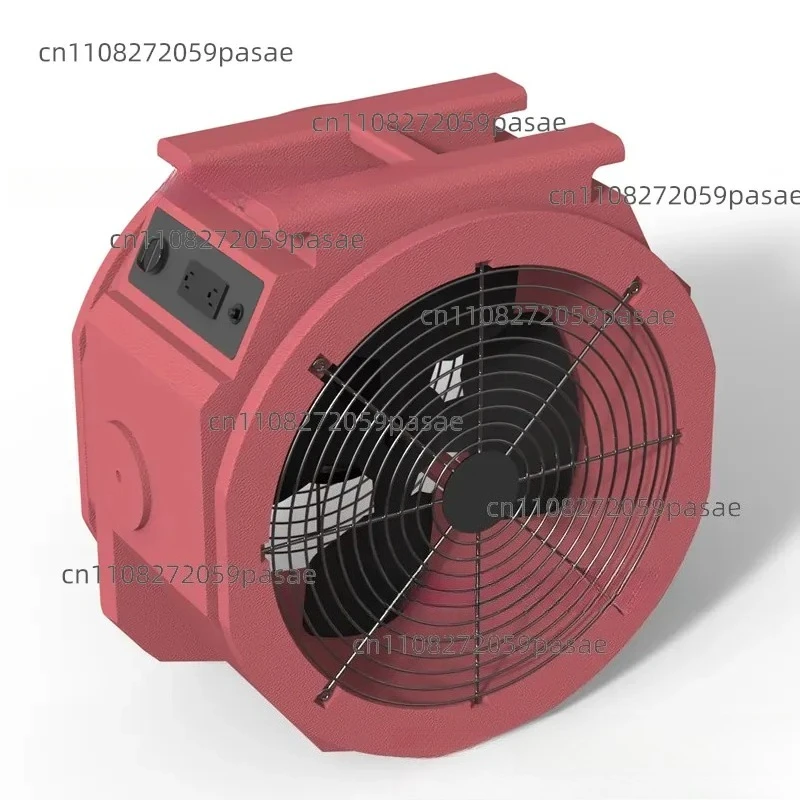 220V High-Power Axial Fan, Industrial High-Performance Exhaust Fan, Kitchen Grease Exhaust Duct Fan