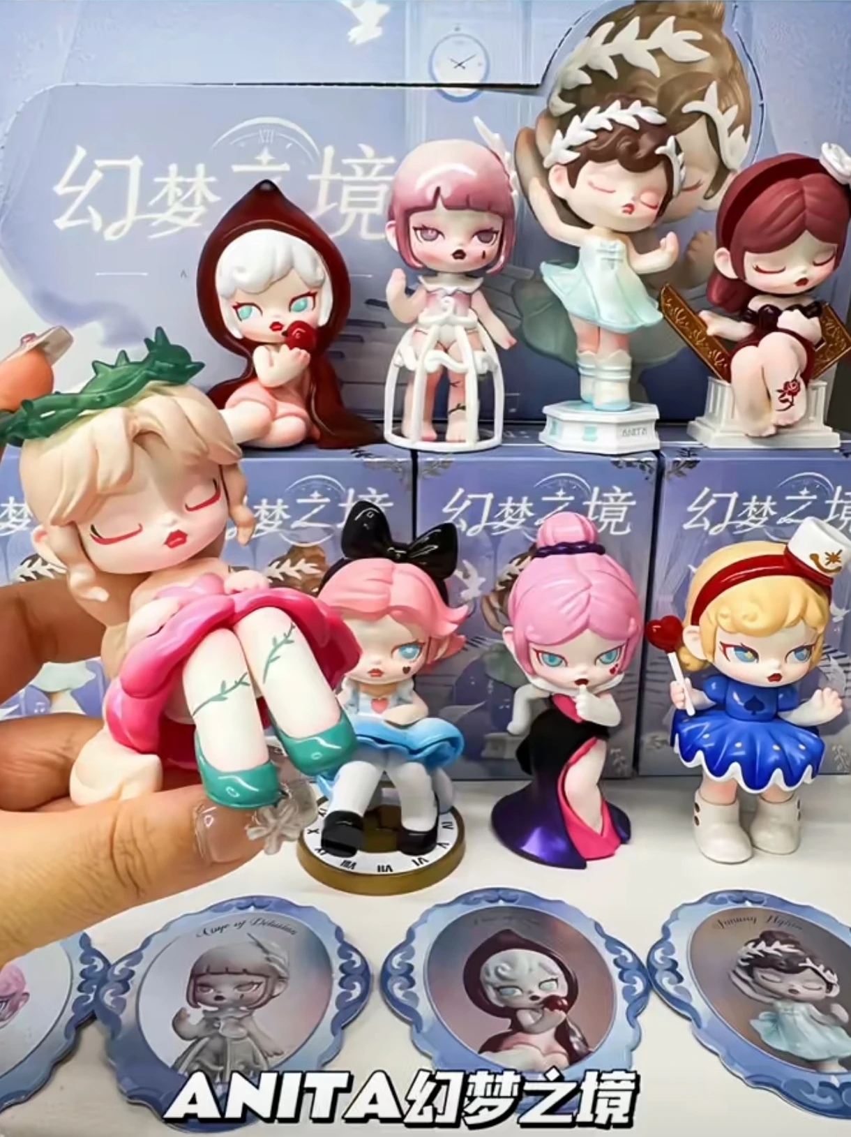 Genuine Anita The Land Of Dreams 4 Generation Series Blind Box Cute Doll Anime Figure Collection Model Child Toys Surprise Gifts