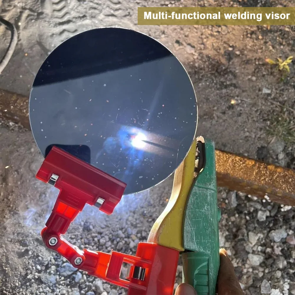 Clip-On Handheld Welding Cover Adjustable Angle Protective Shield Welding Eye Protection Welding Safety Gear for Welding Torch