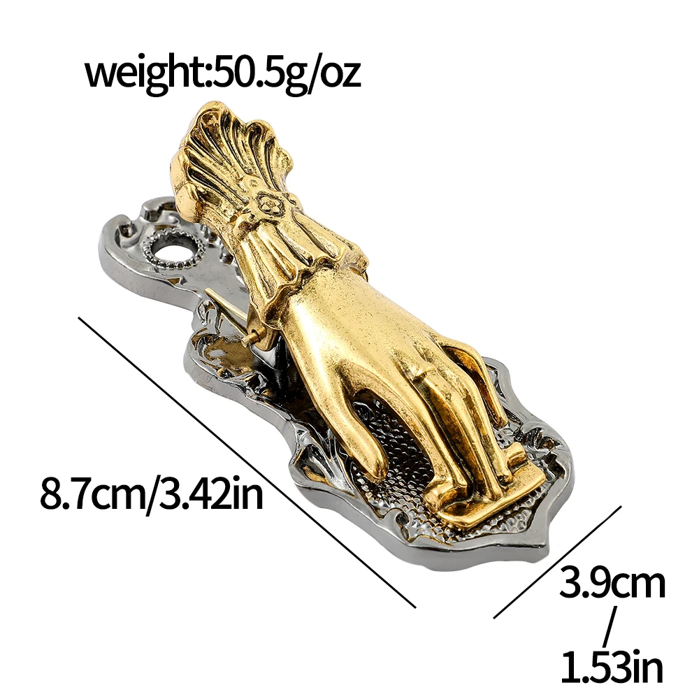 교사, 저자 Office 편지지, 책벌레를위한 독특한 책 장식 선물을위한 1pcs 손 모양 금속 책갈피 홀더