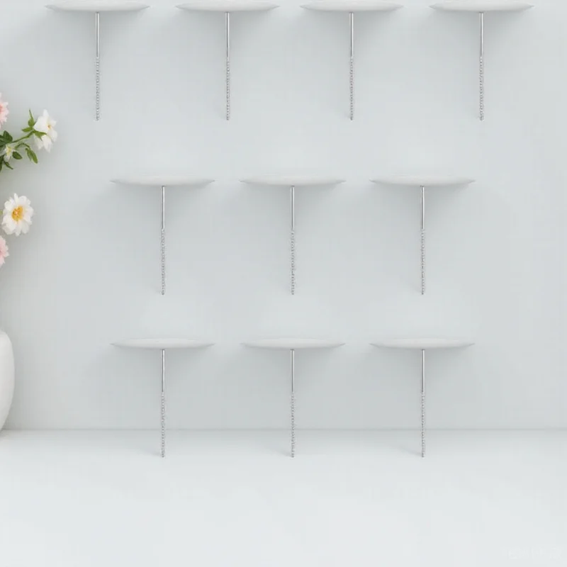 

10pcs Stainless Steel Flower Nails For Cake Decorating Diy Baking Tools Cupcake Pie Biscuit Decoration Reusable Washable Baking