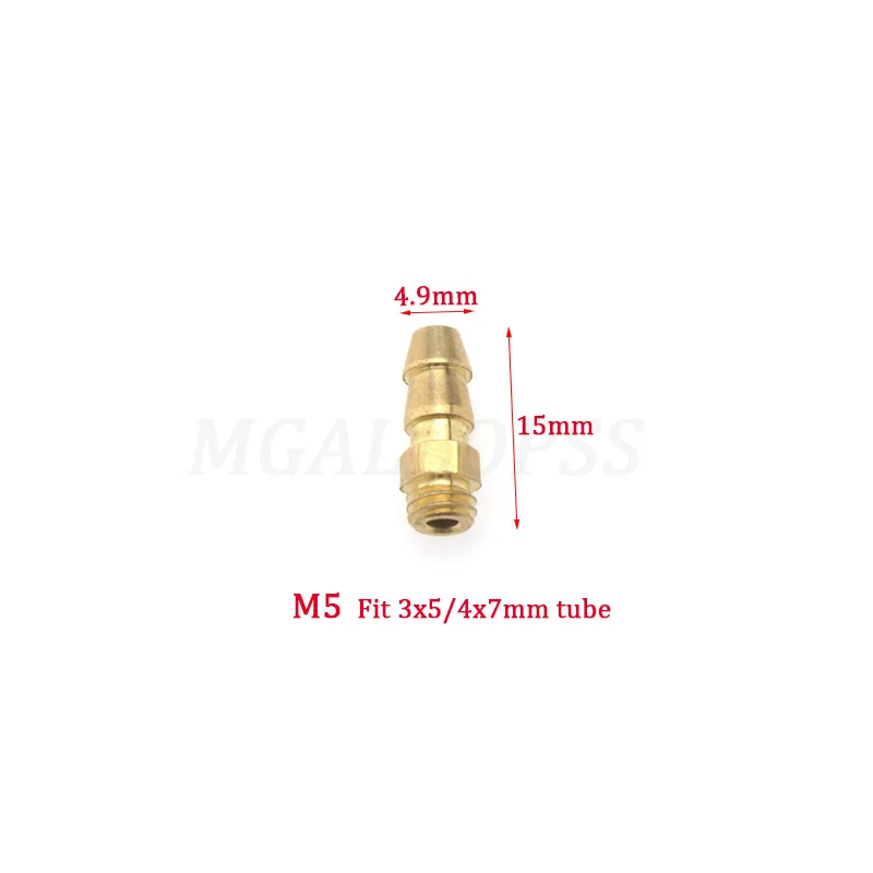 2 szt. RC samochód/łódź mosiężny kran chłodzący wodę (M3/M4/M5 gwintowe smoczki wodne) dysze paliwa do metanolu benzyna samochód/łódź