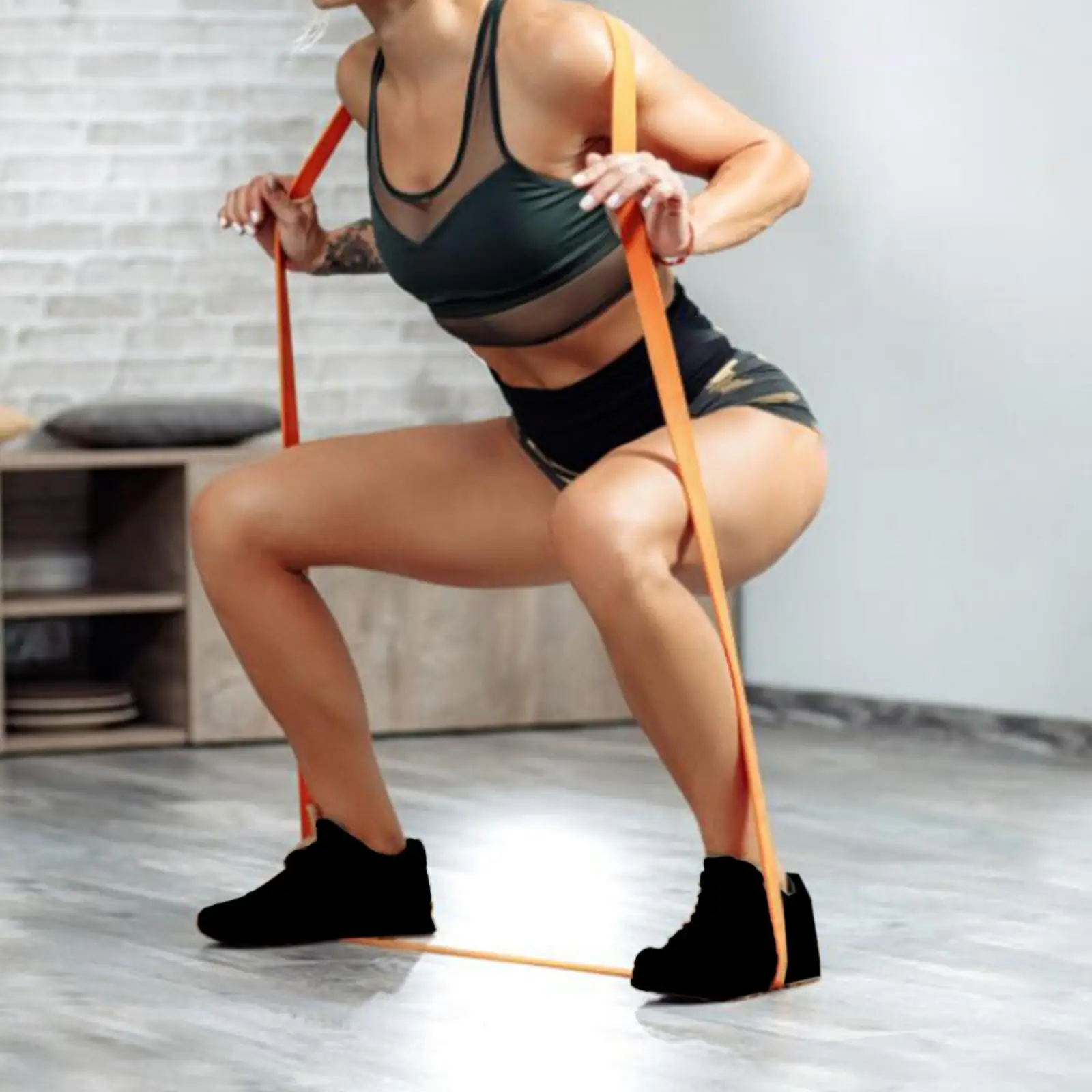 Portable Resistance Bands Set TPE Exercise Bands for Home Gym Fitness Workout Pull Up Training Stretching Muscle Building Yoga