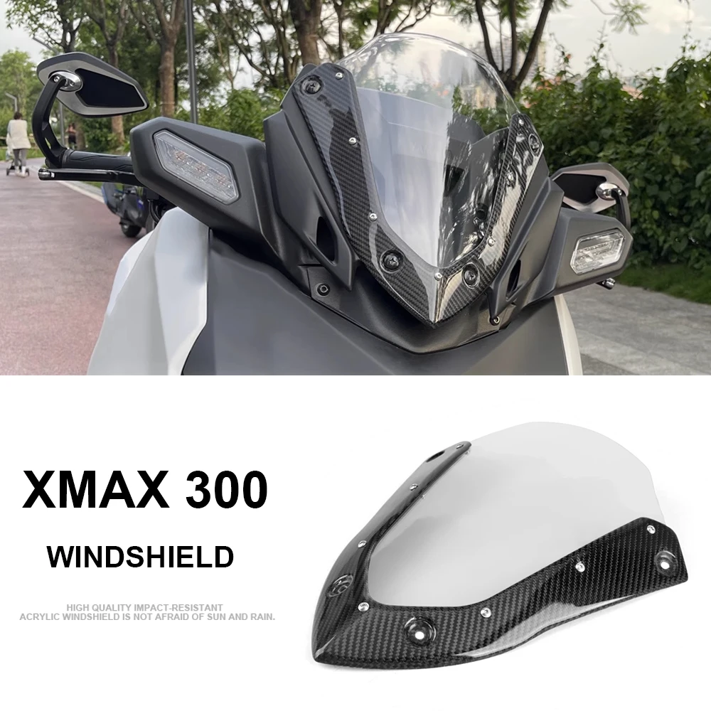 

For YAMAHA X-MAX300 XMAX300 X-MAX 300 XMAX 300 2023 New Motorcycle Accessories Screen Windshield Fairing Windscreen