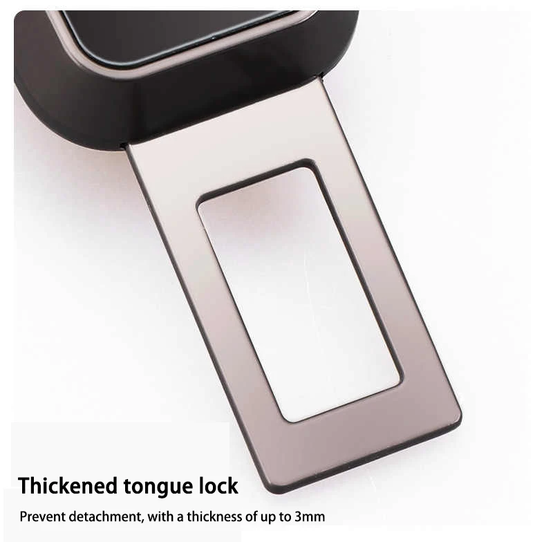 Car Safety Buckle Clip Seat Belt Extender Accessories For Tesla Model 3 Y S X Cybertruck Car Interior Accessories. image 3