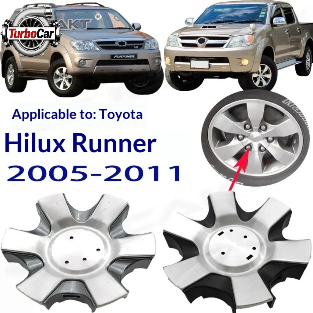 4Pcs Wheel Center Caps Hubcap For Toyota Hercules Runner 2005-2011 Wheel Hub Cover Replacement