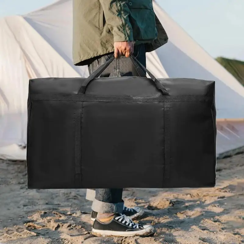 New! 1pc Extra Large Waterproof Moving Luggage Bags Laundry Shopping Bag Oxford Cloth Cubes 80*48*25cm Home Storage Packing Tool