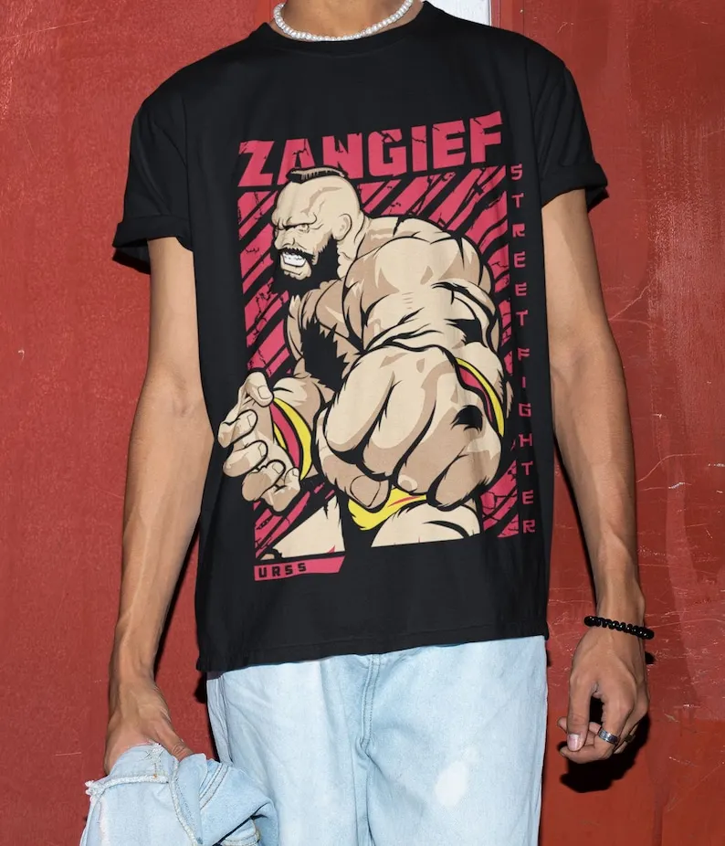 Zangief SFII Turbo Hyper Fighting Premium Unisex T-shirt