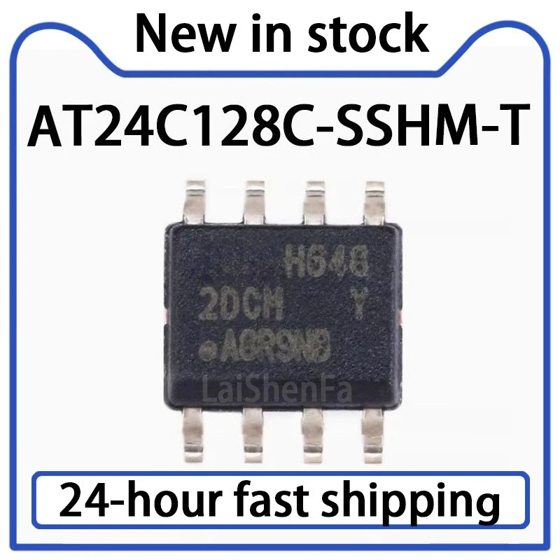 5PCS AT24C128C-SSHM-T Package SOIC-8 Memory Chip EEPROM - Serial Stock