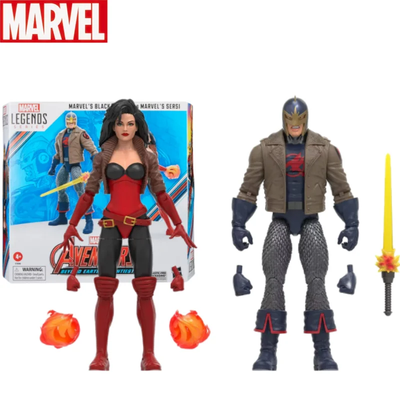 Marvel Legends Black Knight & Sersi Avengers 60th Anniversary Beyond Earth'S Mightiest 2-Pack 6