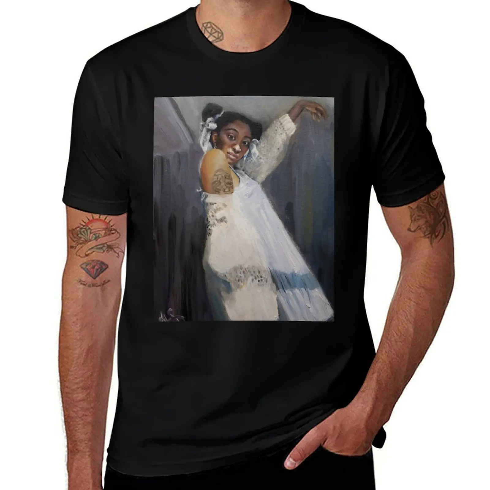 

Portrait of a Tiktok Fairy T-Shirt sweat plus sizes summer 2025 mens graphic t-shirts